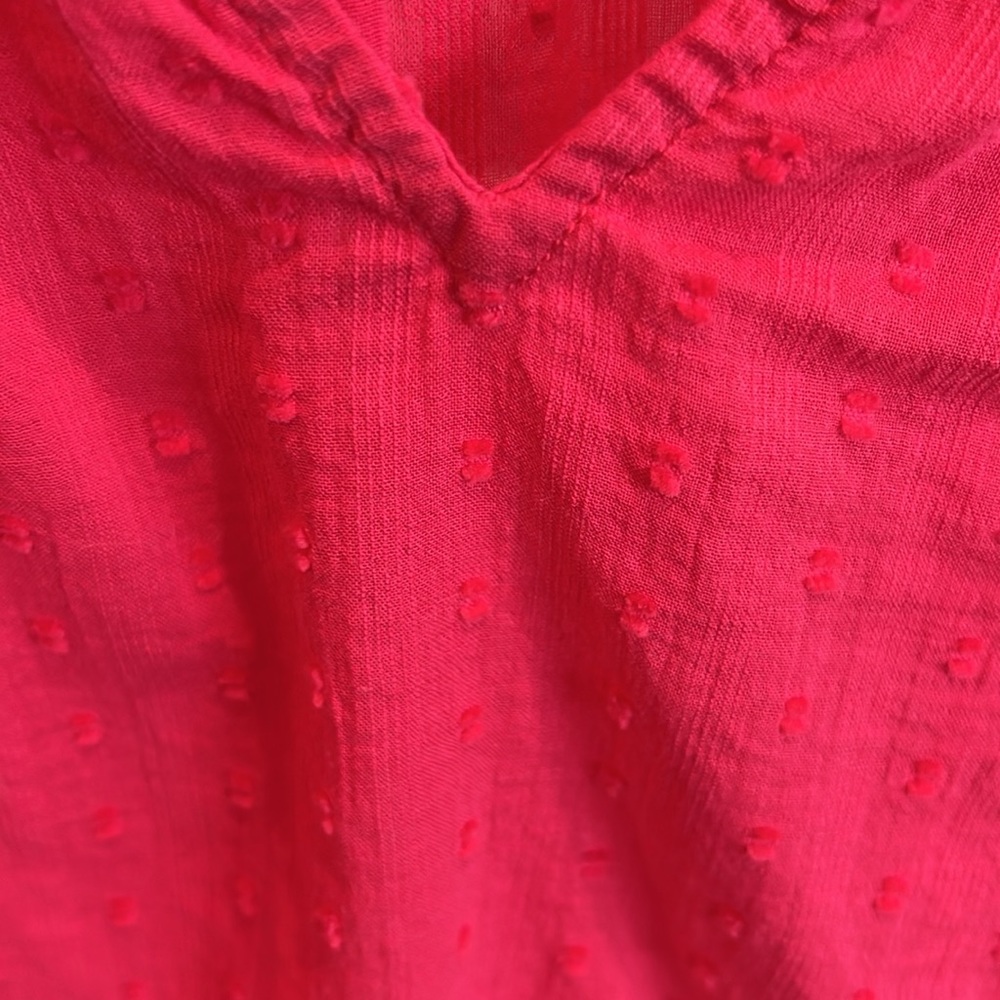 J. Crew Women’s 2X Red Blouse - Picture 5 of 13